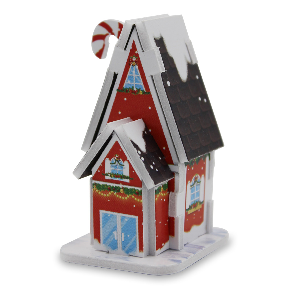 Diy Mini 3d Puzzle Xmas House 8 : Sullivans International