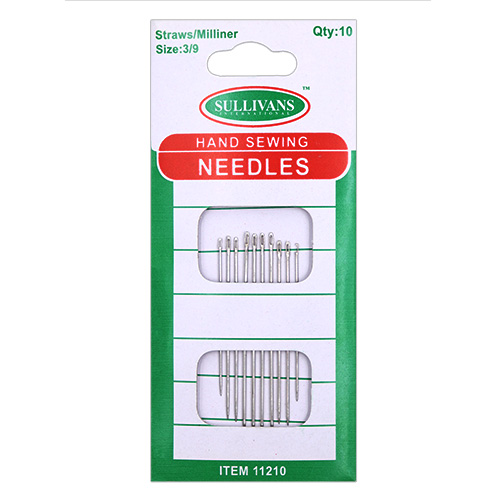 Sullivans Hand Needles Straw/milliners 3/9 Sullivans International