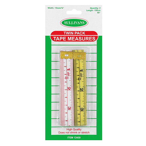 Floral Magnetic Tape Measure: 150 Cm Long. Metric and Imperial. 