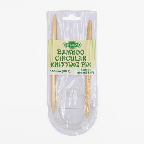 Ka Classic Bamboo Circular Knitting Needles 60cm US 10