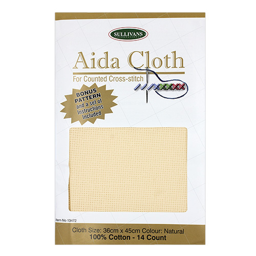 14 Count Aida Cloth Natural | Medium/Heavyweight Aida Fabric | Home Decor  Fabric | 60 Wide