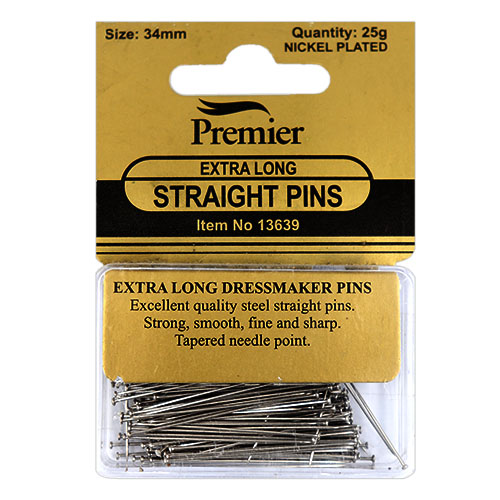 Clover Quilting Pins 2508 - Extra fine glass-headed pins by Bra-makers  Supply