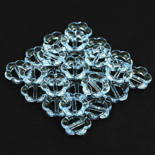 100 Pcs 2 Holes Clear Buttons For Sewing Polyester Washer Resin