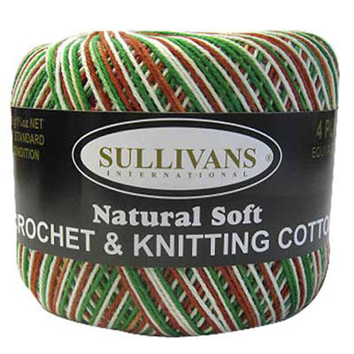 50 Grams Cotton Yarn, Soft Multicolor Cotton Yarn, Crochet Cotton