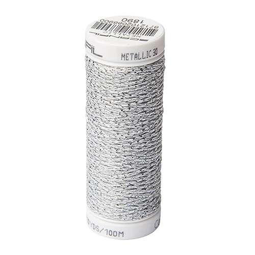 Scansilk Metallic Thread 150m, 1860 Silver