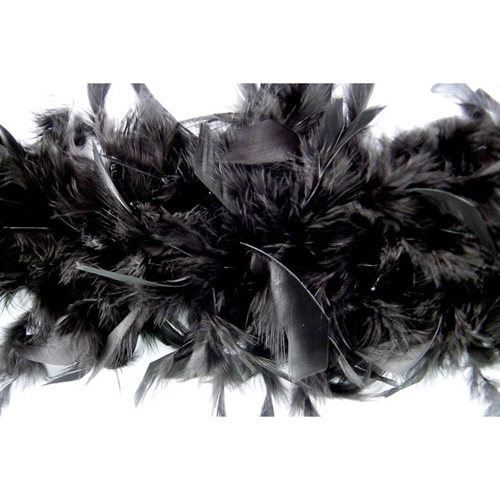 Feather Boa Plain Black : Sullivans International