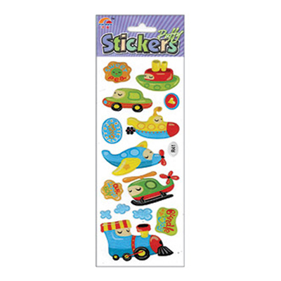 Stickers Puffy Transport : Sullivans International