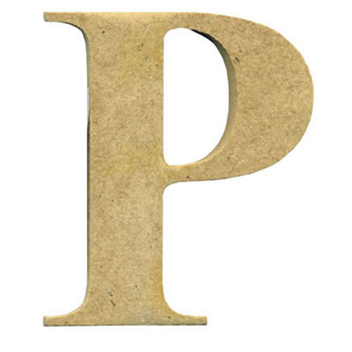 Mdf Letter 170mm Symbol P : Sullivans International